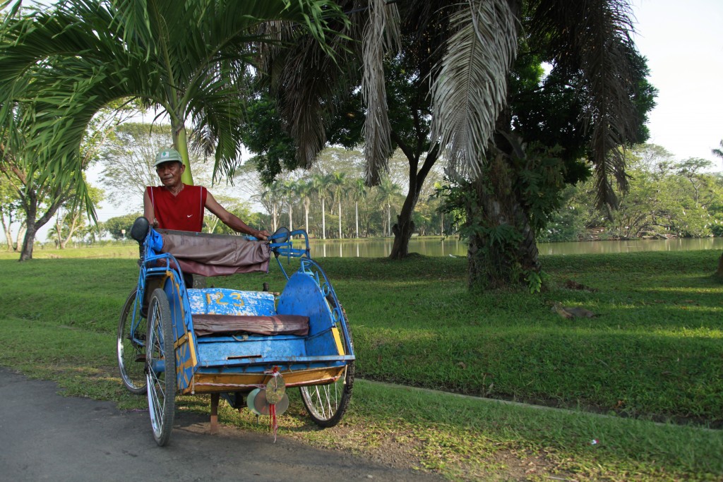 Empty Rickshaw in West Java