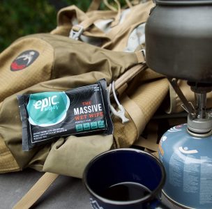 Epic Wipes for backpacking