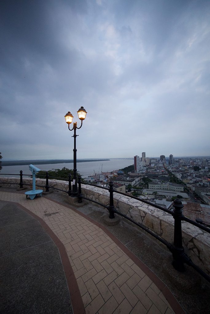 Guayaquil at the top of Las Peñas